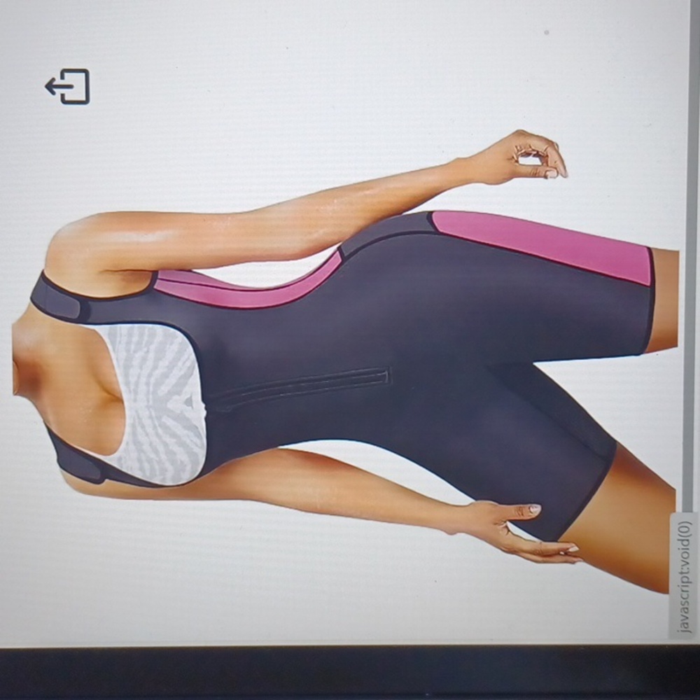 NWOT Women's full Body Shape wear Workout hot neoprene sweat sauna suit size xxl